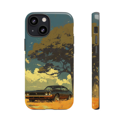 Retro Road Trip Vintage Car iPhone Case