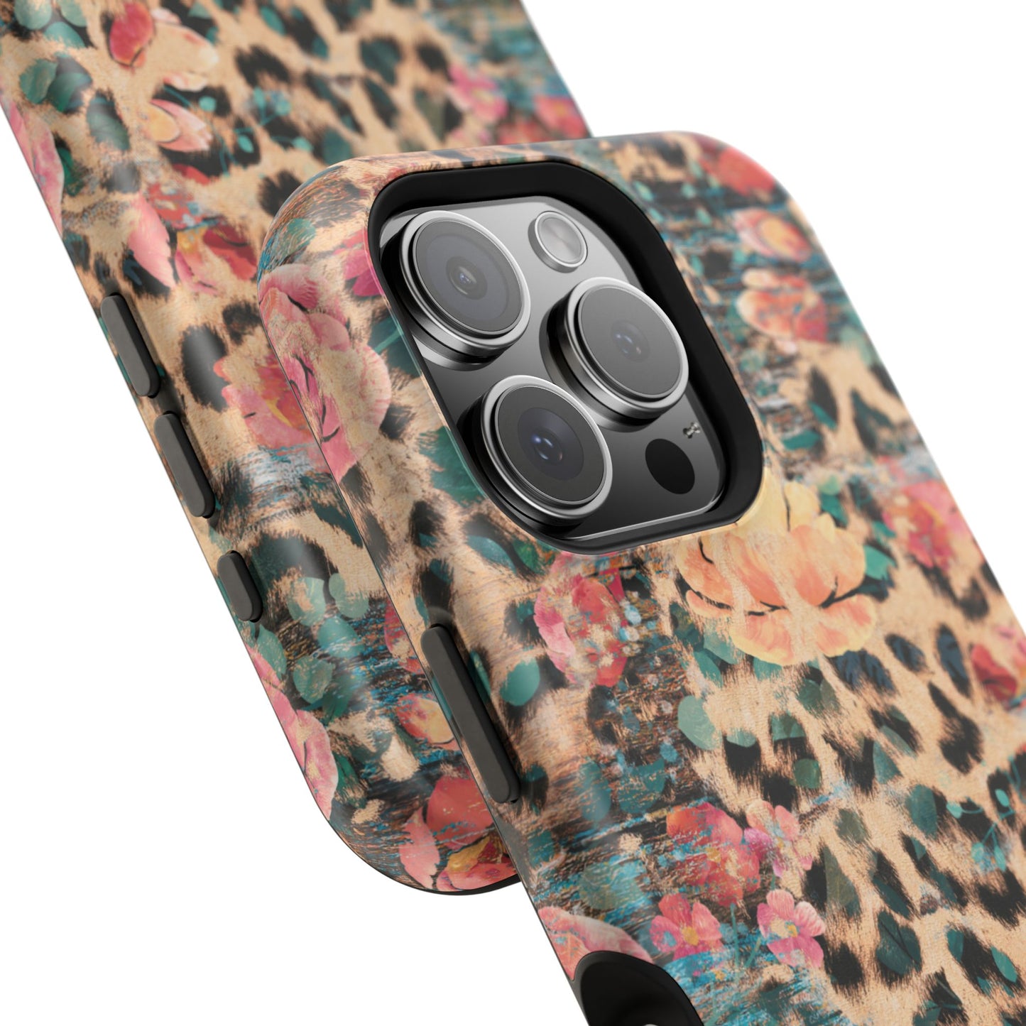 Rustic Floral Leopard - MagSafe iPhone Series Case