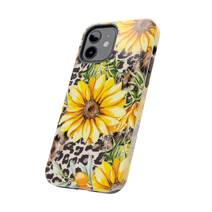 Leopard Sunflower Chic - iPhone Series Case