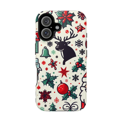 Cartoon Christmas Cheer – MagSafe iPhone Case