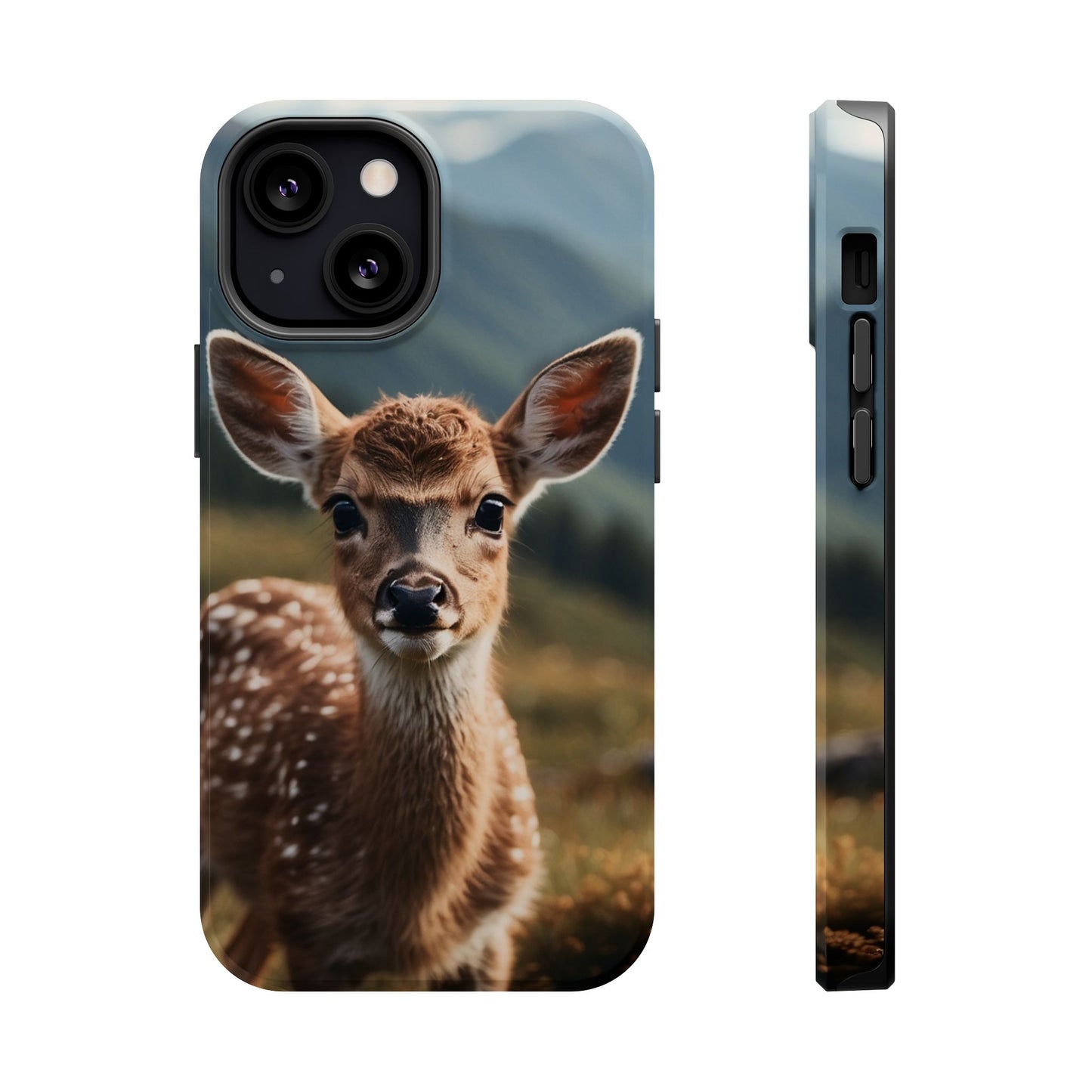 Gentle Fawn in Mountain Meadows MagSafe iPhone Case