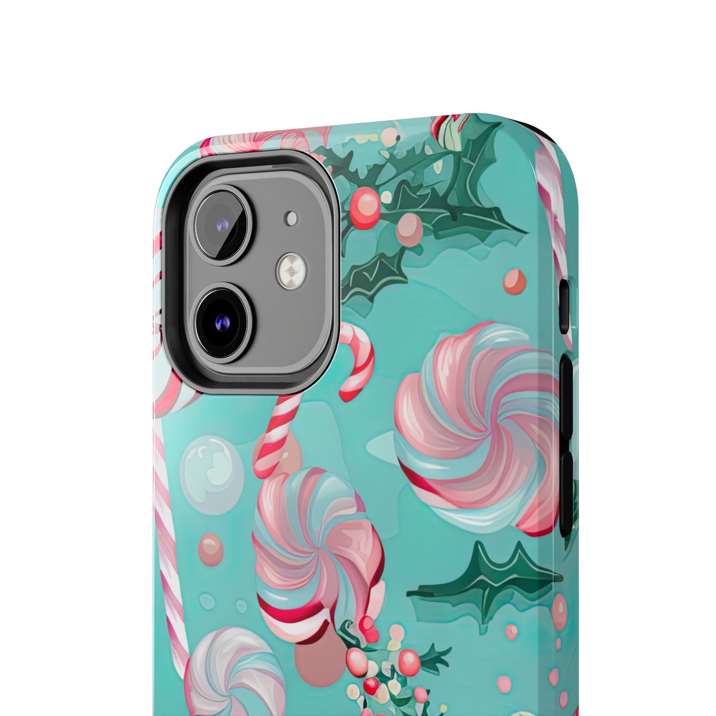 Candy Cane & Peppermint Holiday Delight – iPhone Series Case