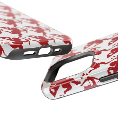 Red Cupid Love Pattern MagSafe Case