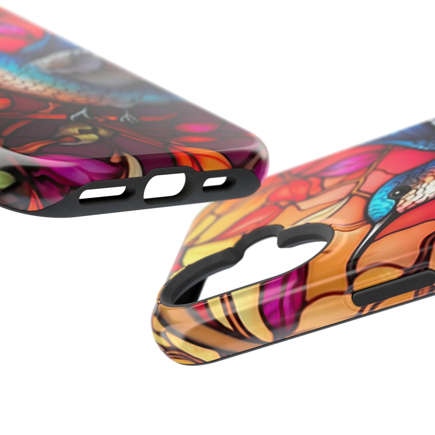 Radiant Multicolor Bird Artwork - MagSafe iPhone Case