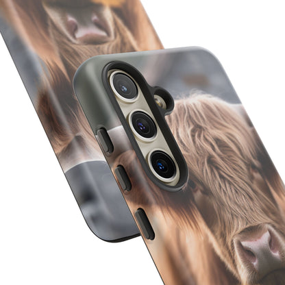 Highland Cow Phone Case | Custom Farmhouse | 10-foot Drop Protection