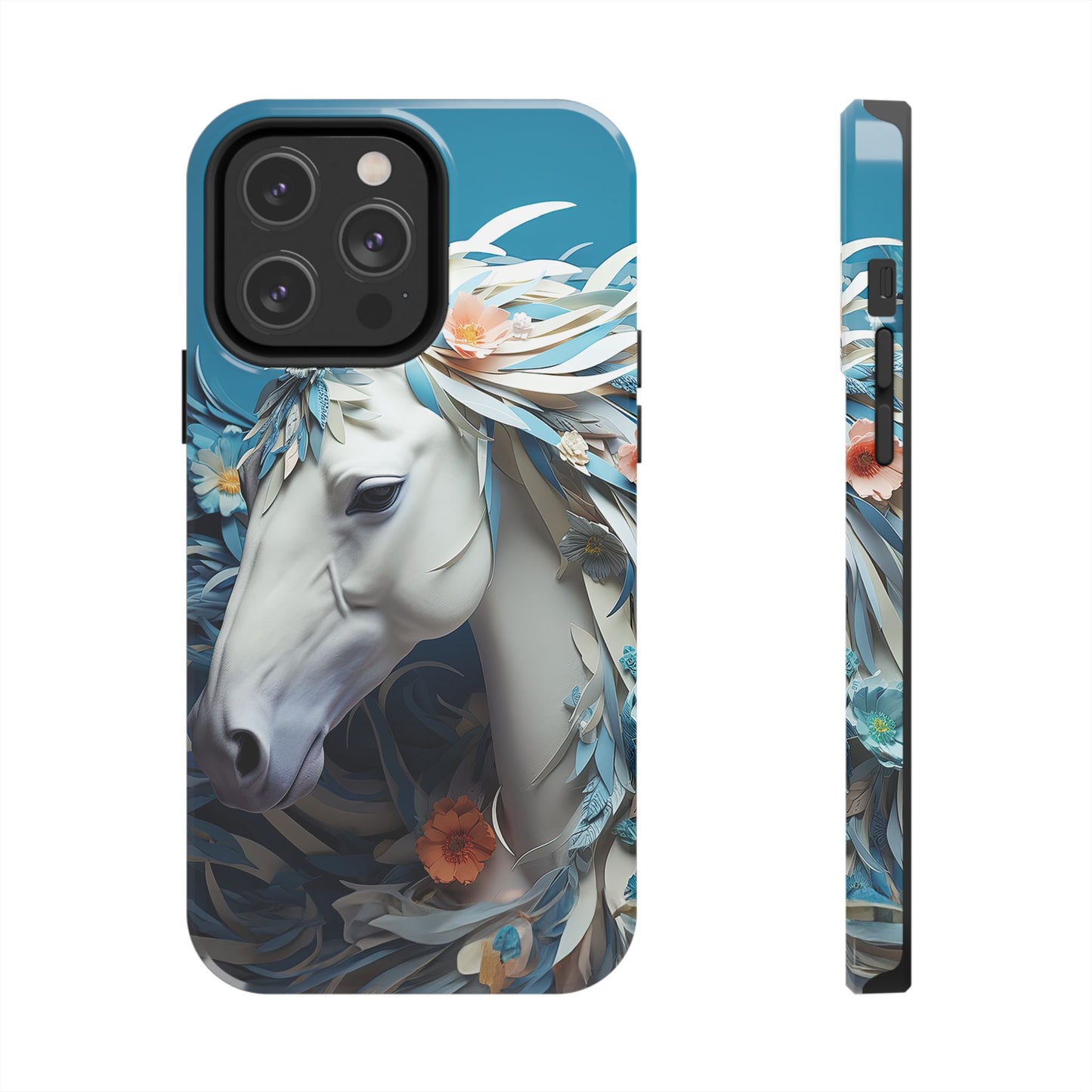 Floral Horse iPhone Case