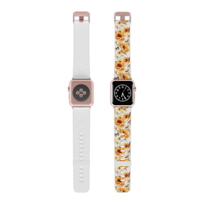  Sunflower & Monarch Garden  Apple Watch Band