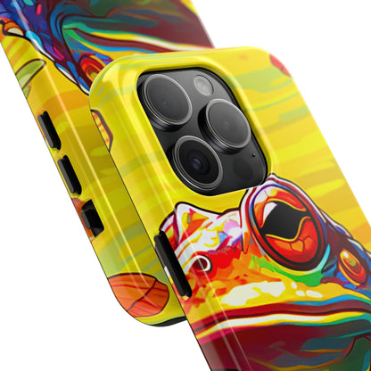 Vibrant Rainbow Frog Design – iPhone Series Case