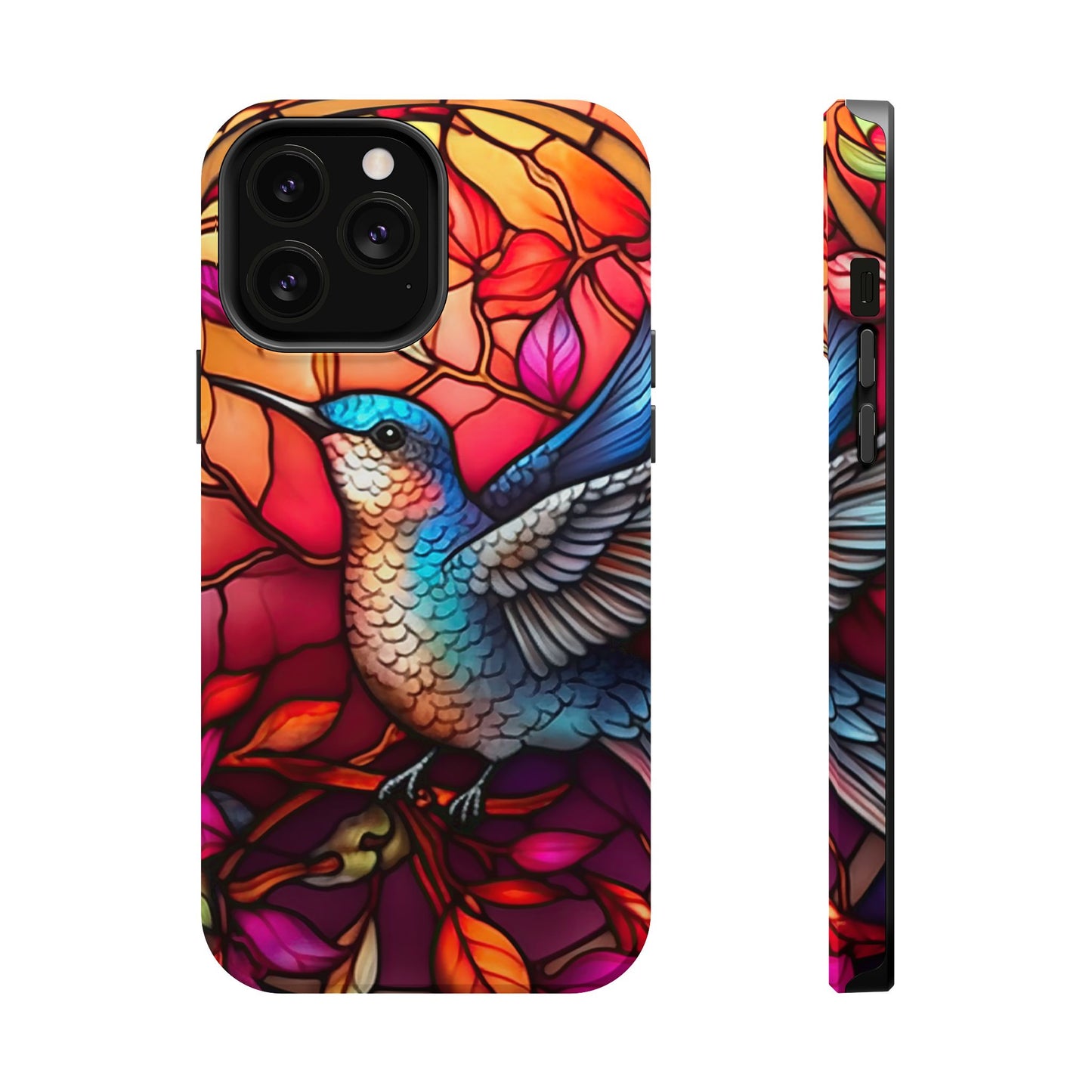 Radiant Multicolor Bird Artwork - MagSafe iPhone Case