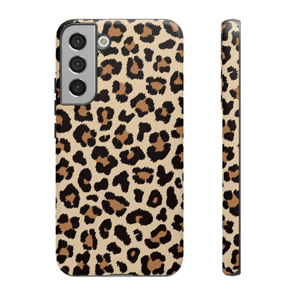 Wild Leopard Print Tough Samsung Galaxy Case – Bold Animal Pattern Design with Dual - Layer Protection - BOGO Cases