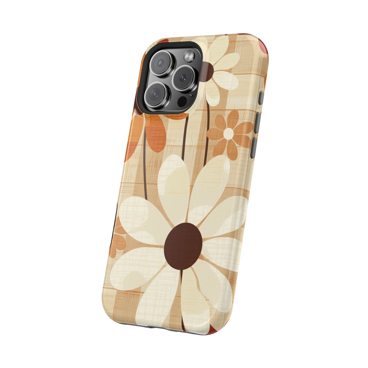 Harvest Daisy Plaid iPhone Case