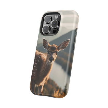 Whimsical Fawn in a Sunlit Forest MagSafe iPhone Case