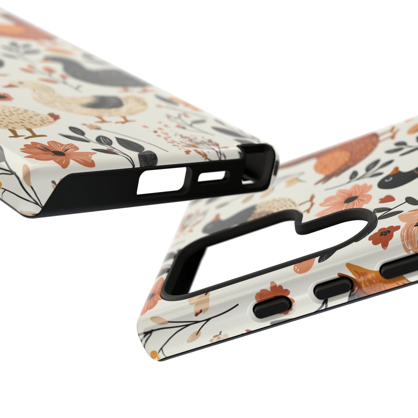 Vintage Duck Case – Floral & Leaf Design