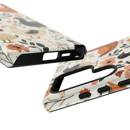 Vintage Duck Case – Floral & Leaf Design