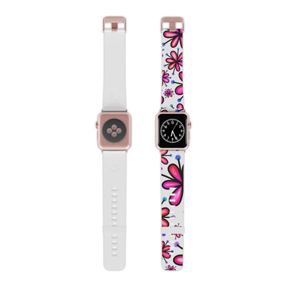  Pink Retro Bloom Apple Watch Band