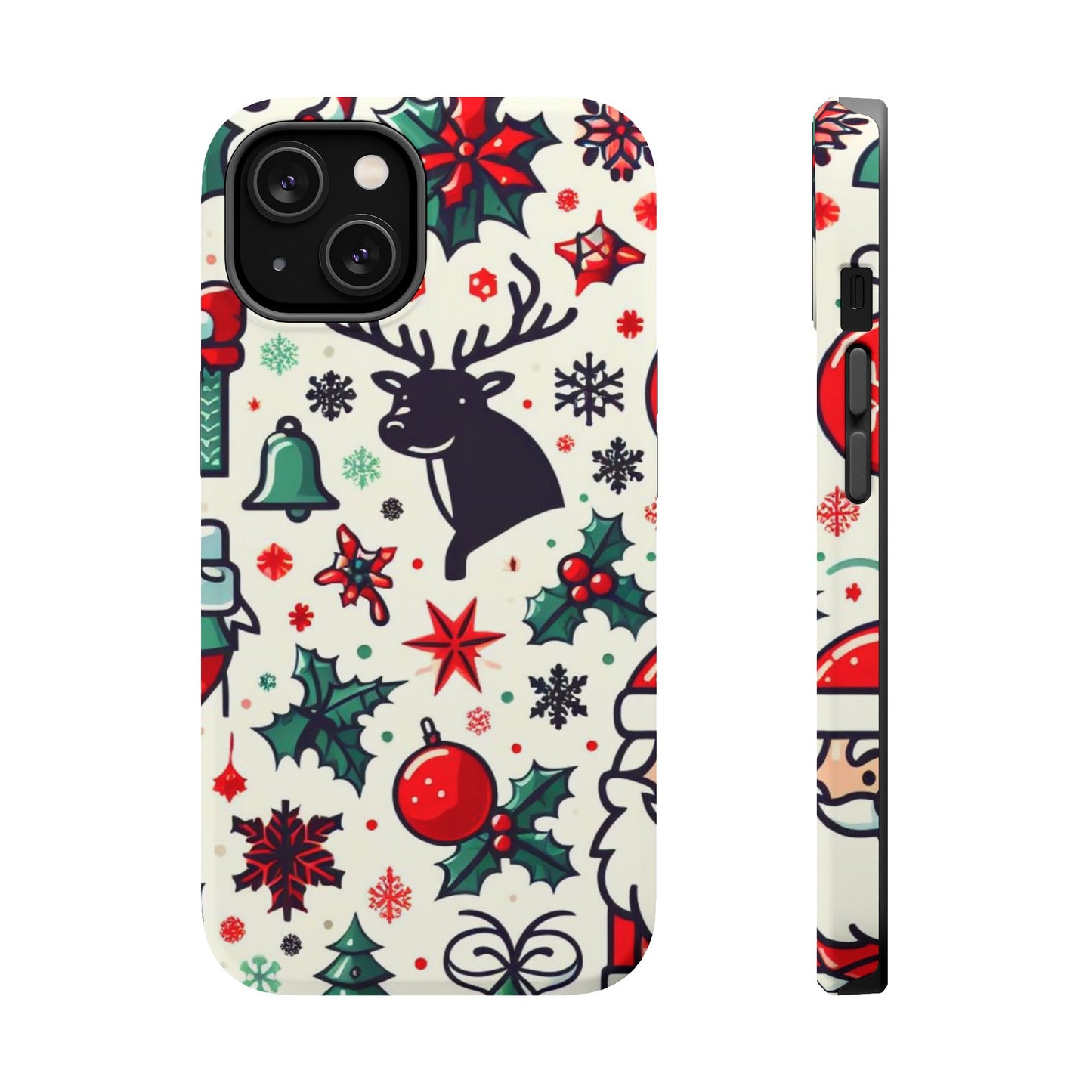 Cartoon Christmas Cheer – MagSafe iPhone Case