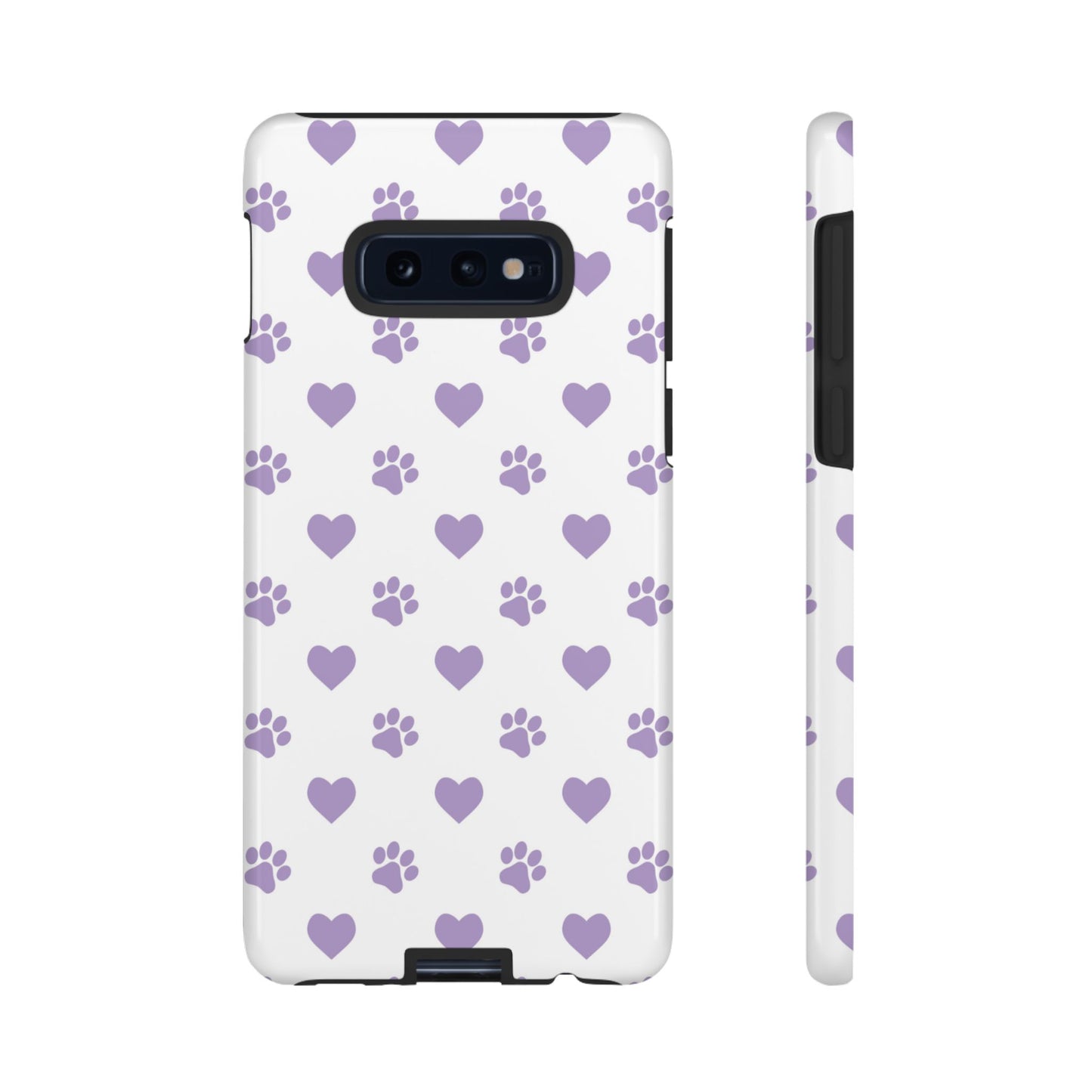 Paw Prints & Hearts – Samsung Galaxy Case, Cute and Durable Design