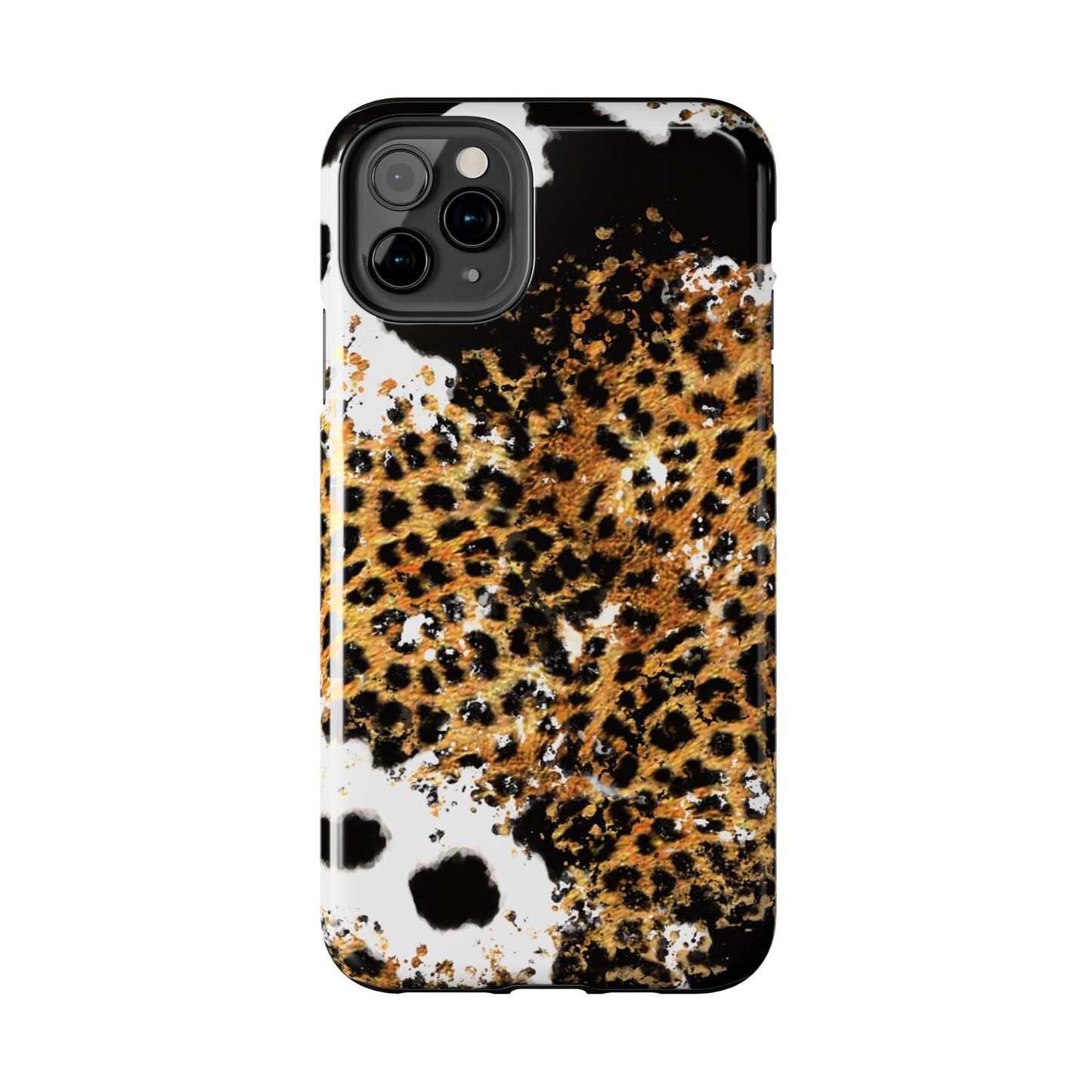 Bold Leopard Ink Splash - iPhone Series Case