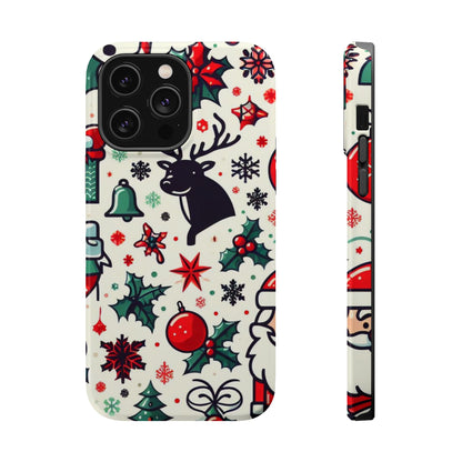 Cartoon Christmas Cheer – MagSafe iPhone Case