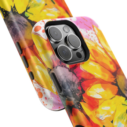 Bold Watercolor Sunflowers - MagSafe iPhone Series Case