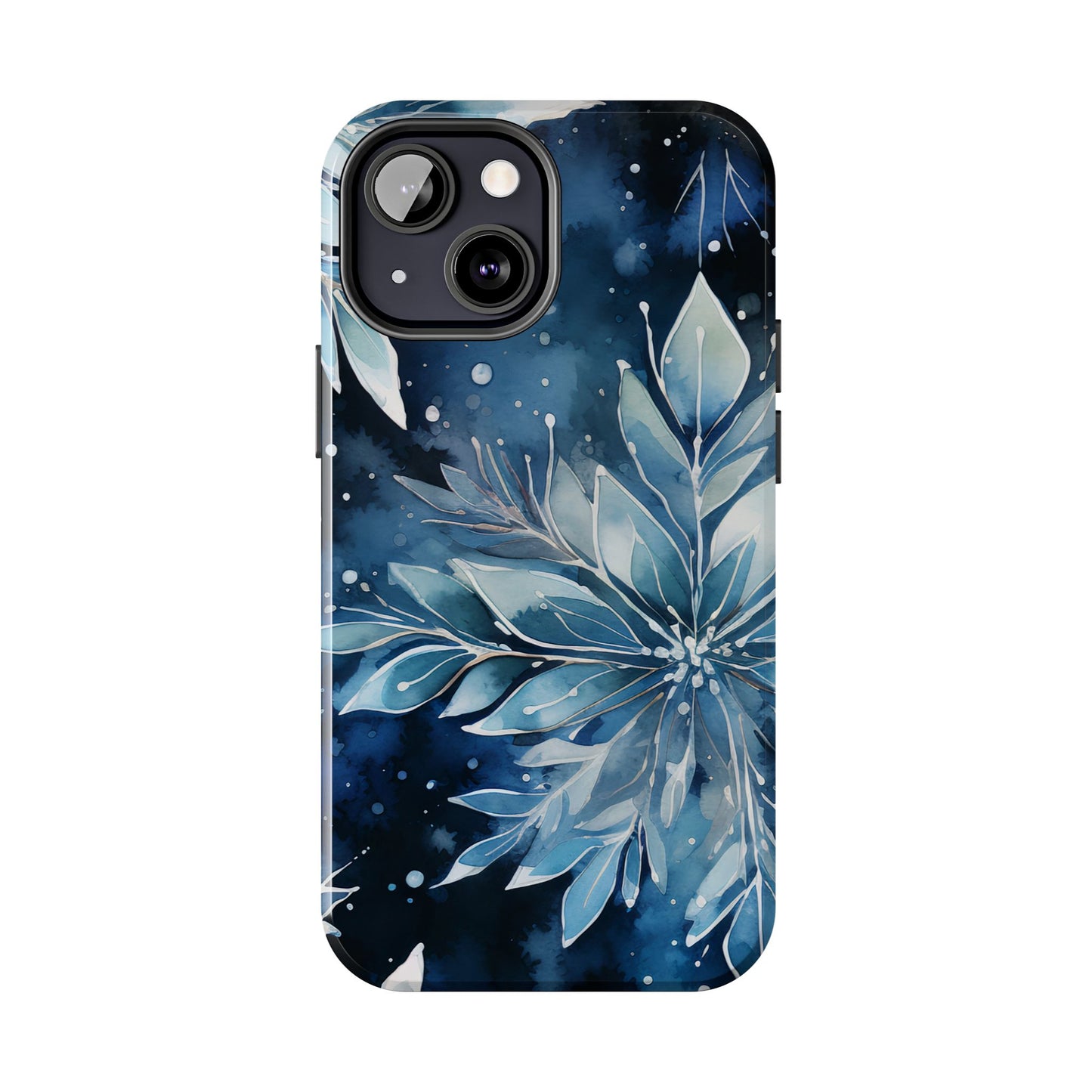 Winter’s Embrace – Blue Snowflake Samsung Galaxy Case