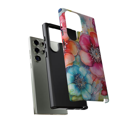 Vibrant Watercolor Floral Garden - Samsung Galaxy Series Case