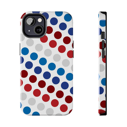 Patriotic Polka Dots - iPhone Case