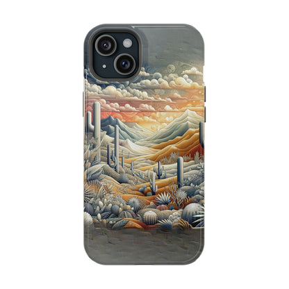 Rugged Elegance Cactus iPhone Case