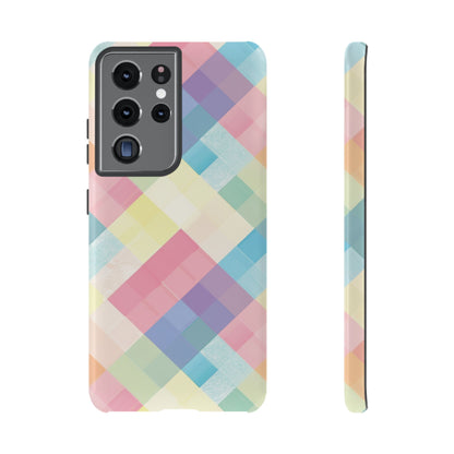 Spring Sonata Pastel Plaid Case