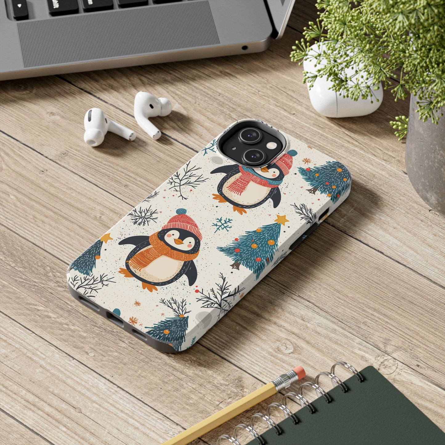 Penguin Wonderland – Snowy Christmas Cheer iPhone Case