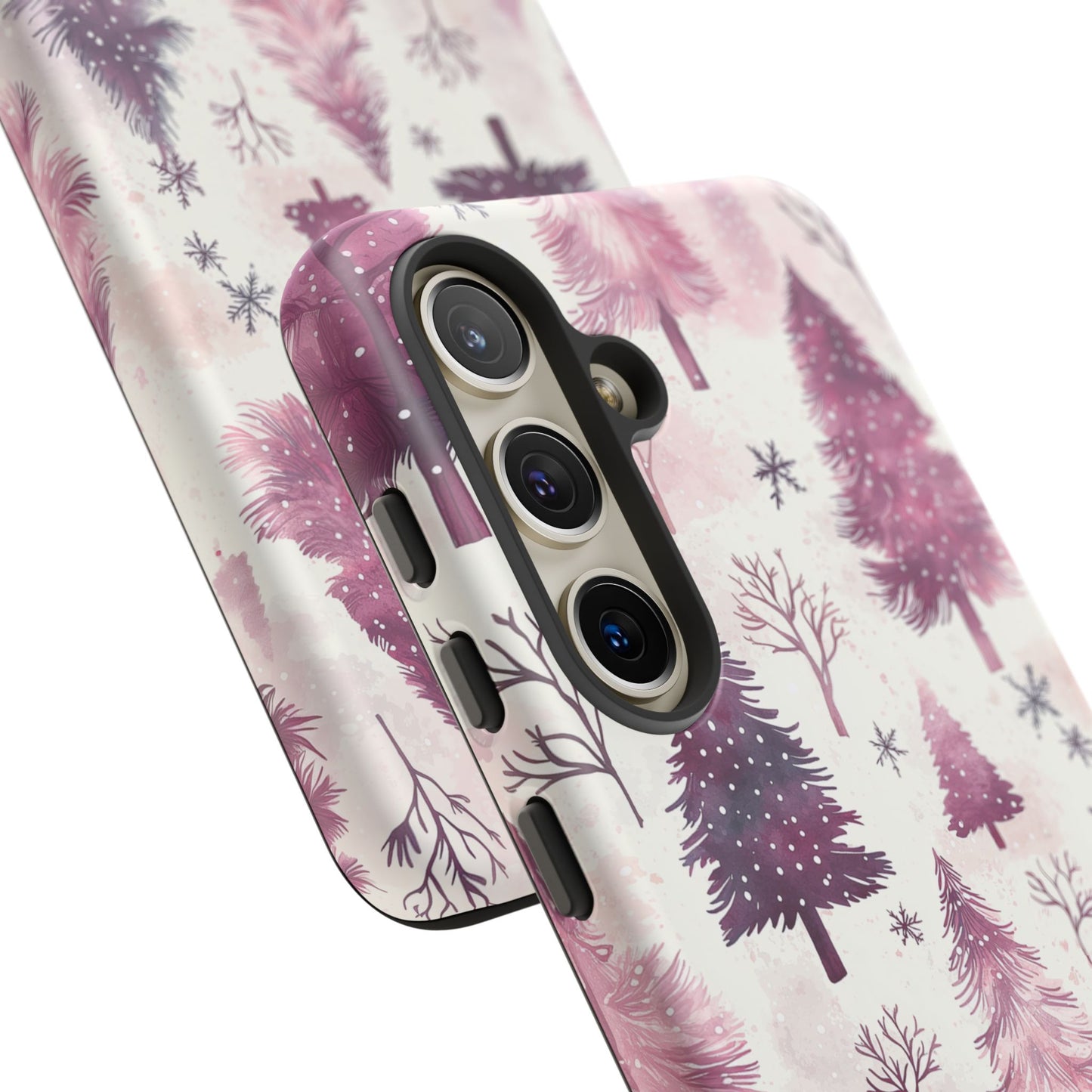 Winter Wonderland Purple Christmas Trees –Samsung Galaxy Series Case