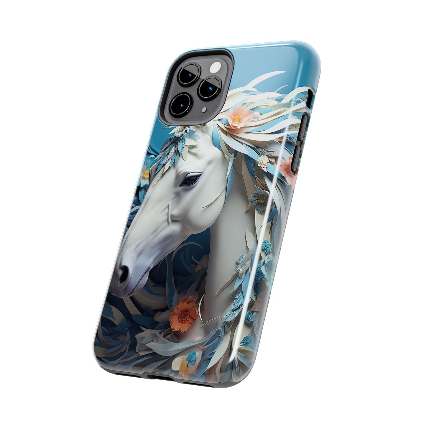 Floral Horse iPhone Case