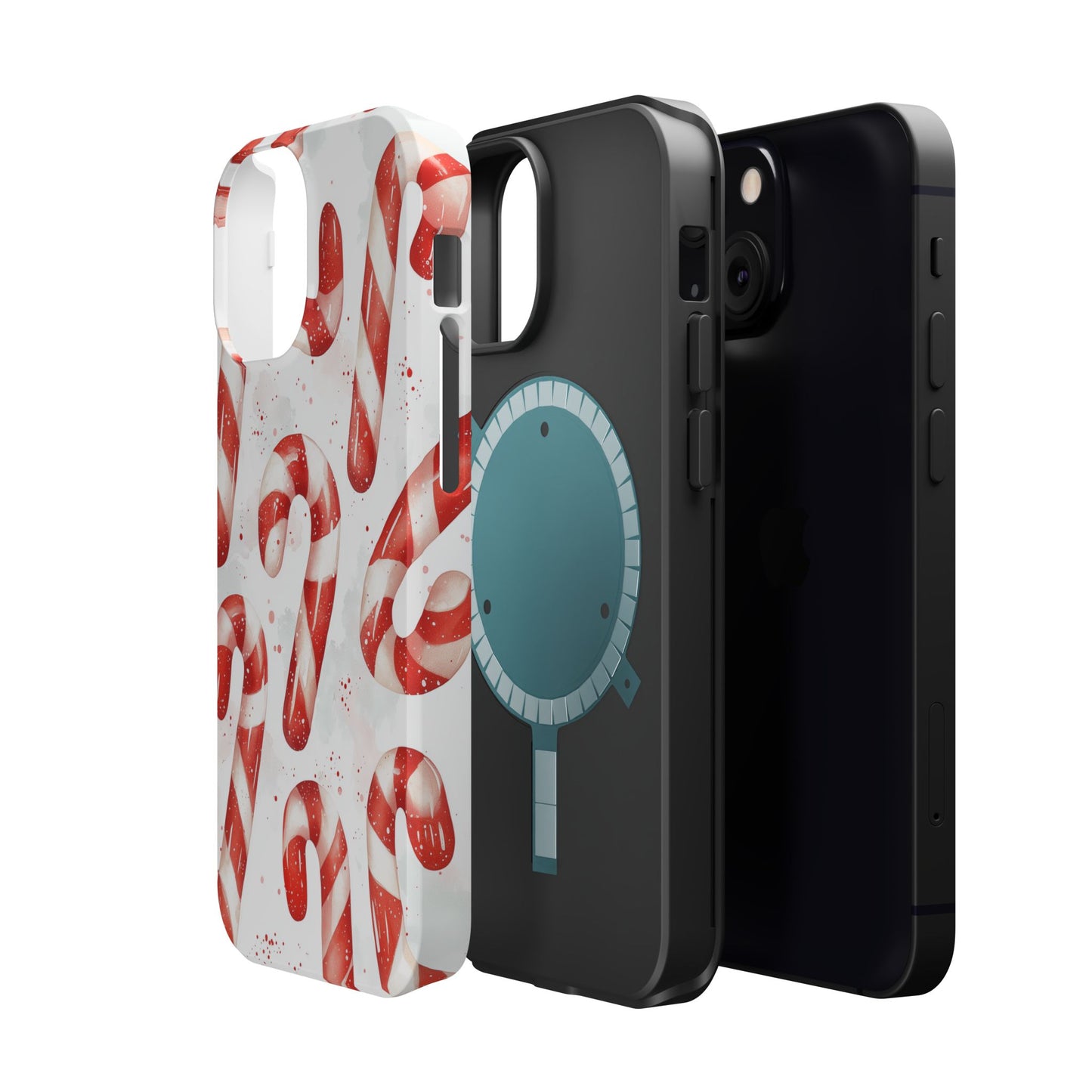 Festive Candy Cane Delight - MagSafe iPhone Series Case