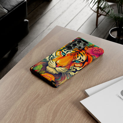 Fierce Rainbow Tiger Art - Samsung Galaxy Case