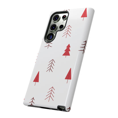 Scandi Red Pine Trees - Samsung Galaxy Series Case