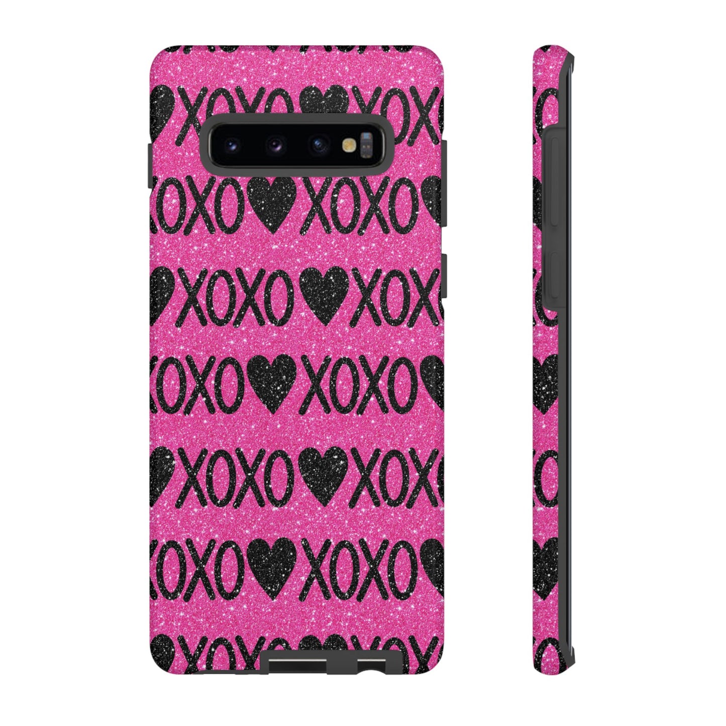 XOXO Glitter Hearts Samsung Case