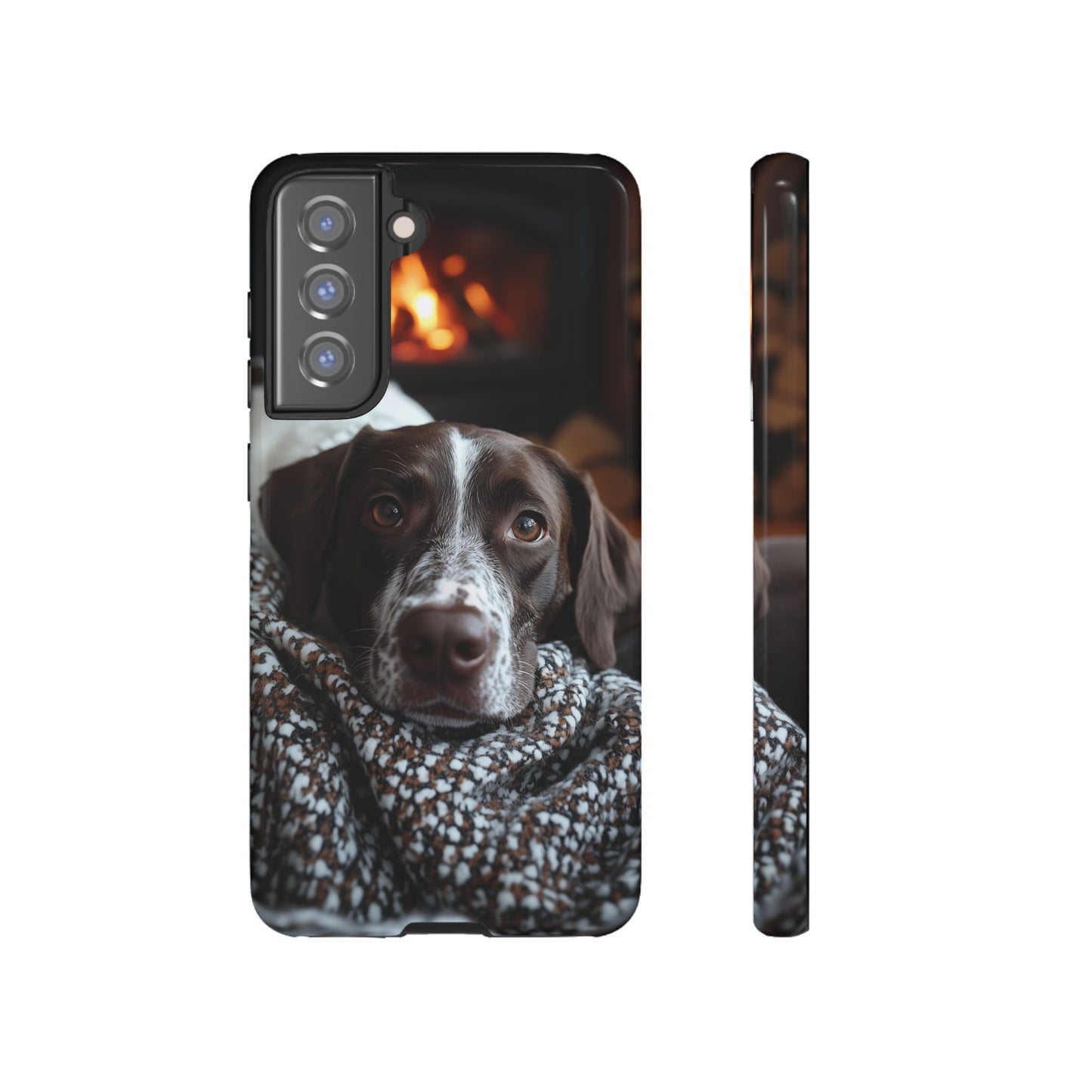 Relaxed German Shorthaired Pointer Samsung Galaxy Case – Rustic Charm Protective Cover