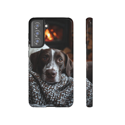 Relaxed German Shorthaired Pointer Samsung Galaxy Case – Rustic Charm Protective Cover