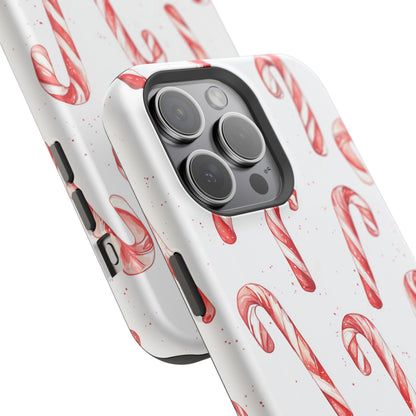 Candy Cane Christmas Pattern – MagSafe iPhone Series Case