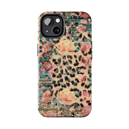 Rustic Floral Leopard - iPhone Series Case