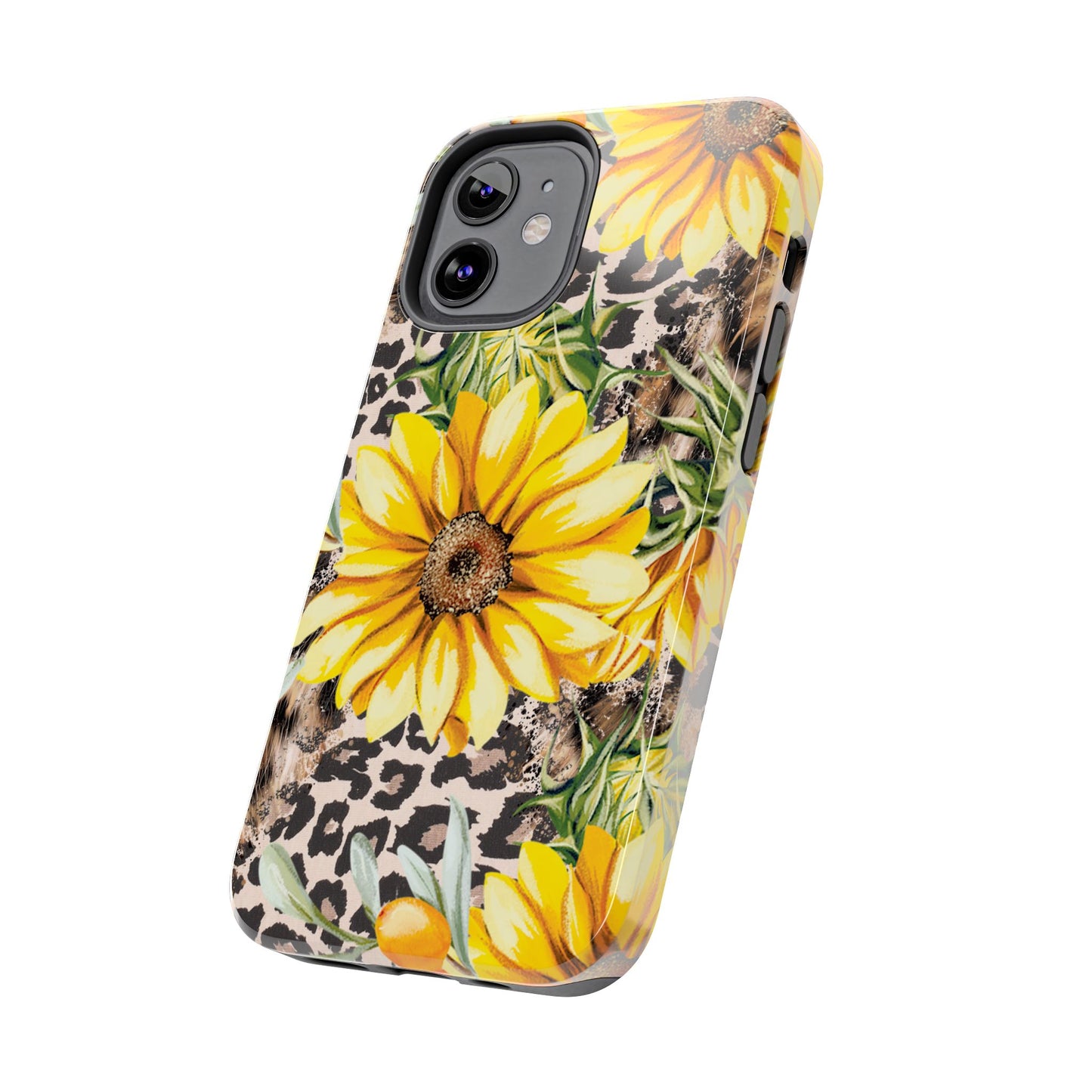 Leopard Sunflower Chic - iPhone Series Case