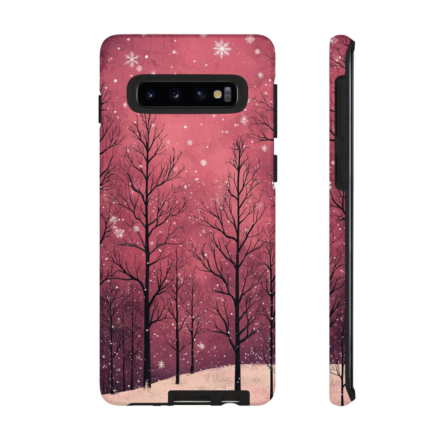 Pink Winter Twilight Forest - Samsung Galaxy Series Case