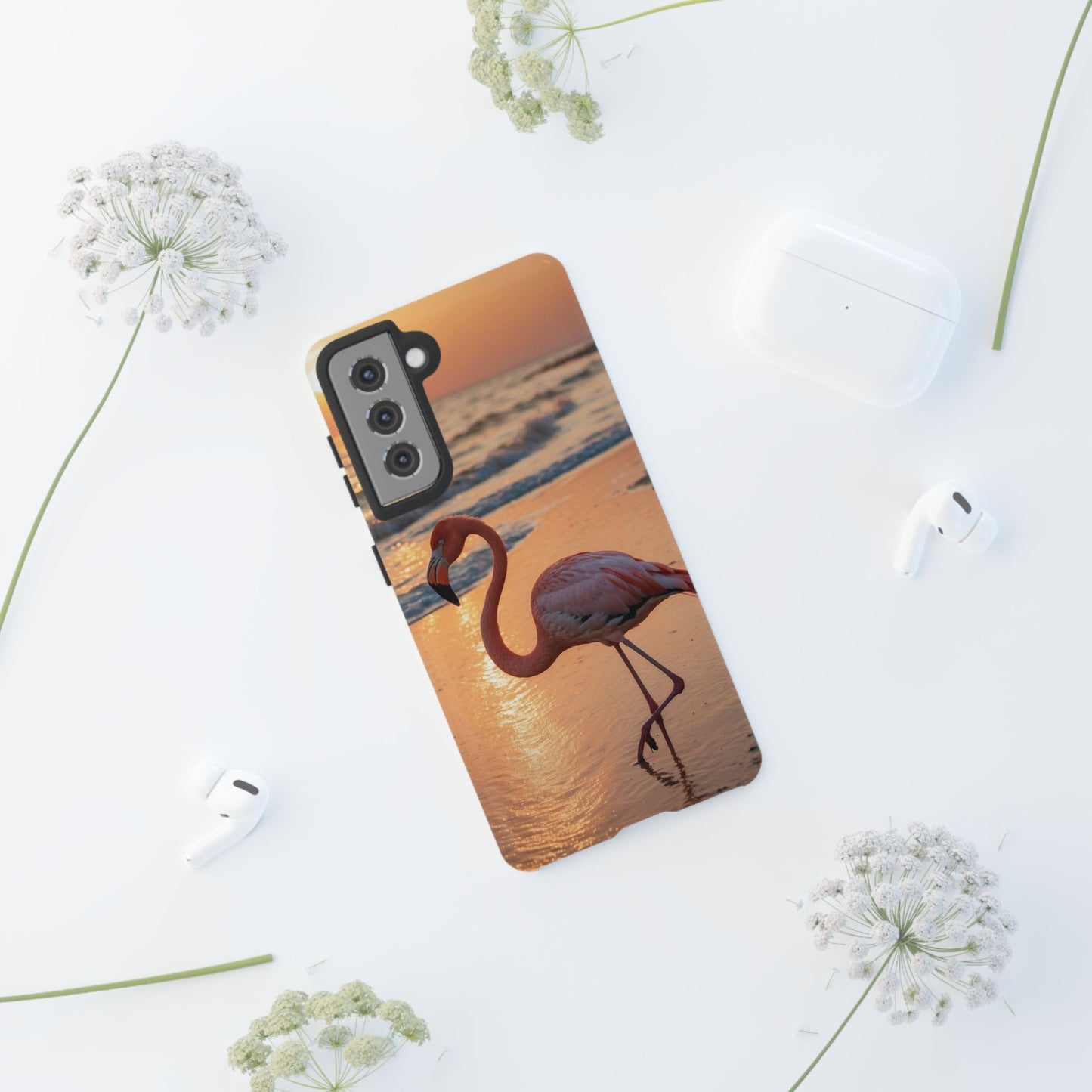 Island Beauty – Flamingo Samsung Galaxy Case