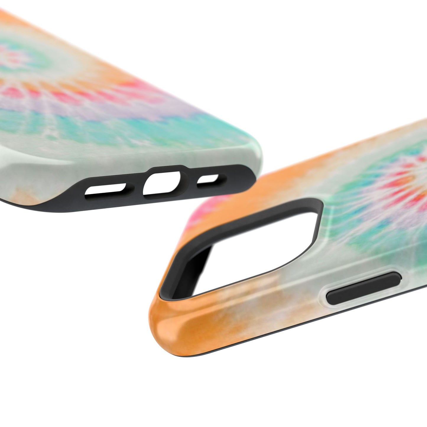 Pastel Tie-Dye MagSafe iPhone Case – Soft Colors & Magnetic Functionality