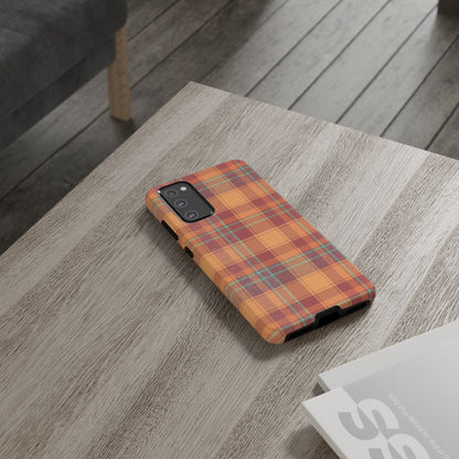 Samsung Galaxy Case - Autumn Tartan Plaid Design