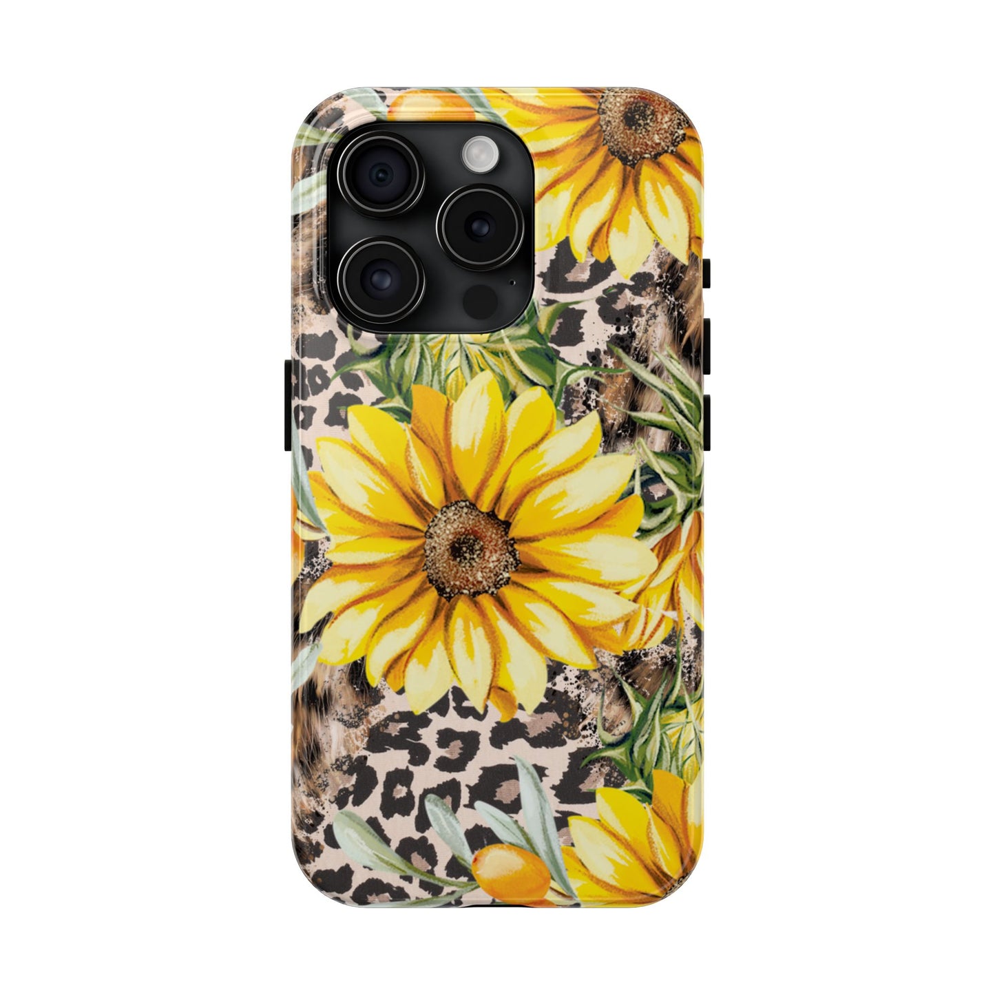 Leopard Sunflower Chic - iPhone Series Case