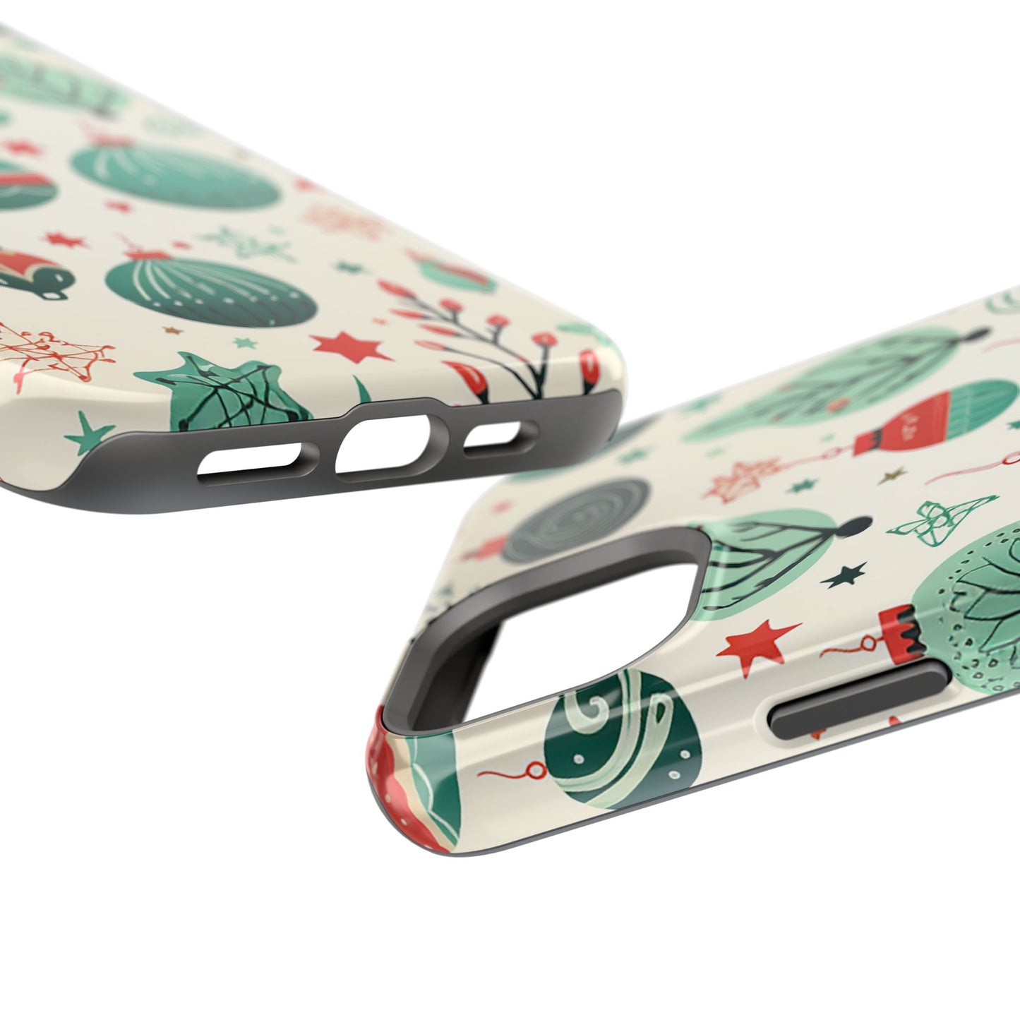 Vintage Christmas Ornaments Pattern – MagSafe iPhone Series Case