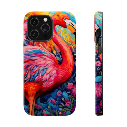 Flamingo Fiesta – Vibrant Flamingo MagSafe iPhone Cases