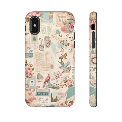 Vintage Collage iPhone Case - Retro Nostalgic Protective Cover