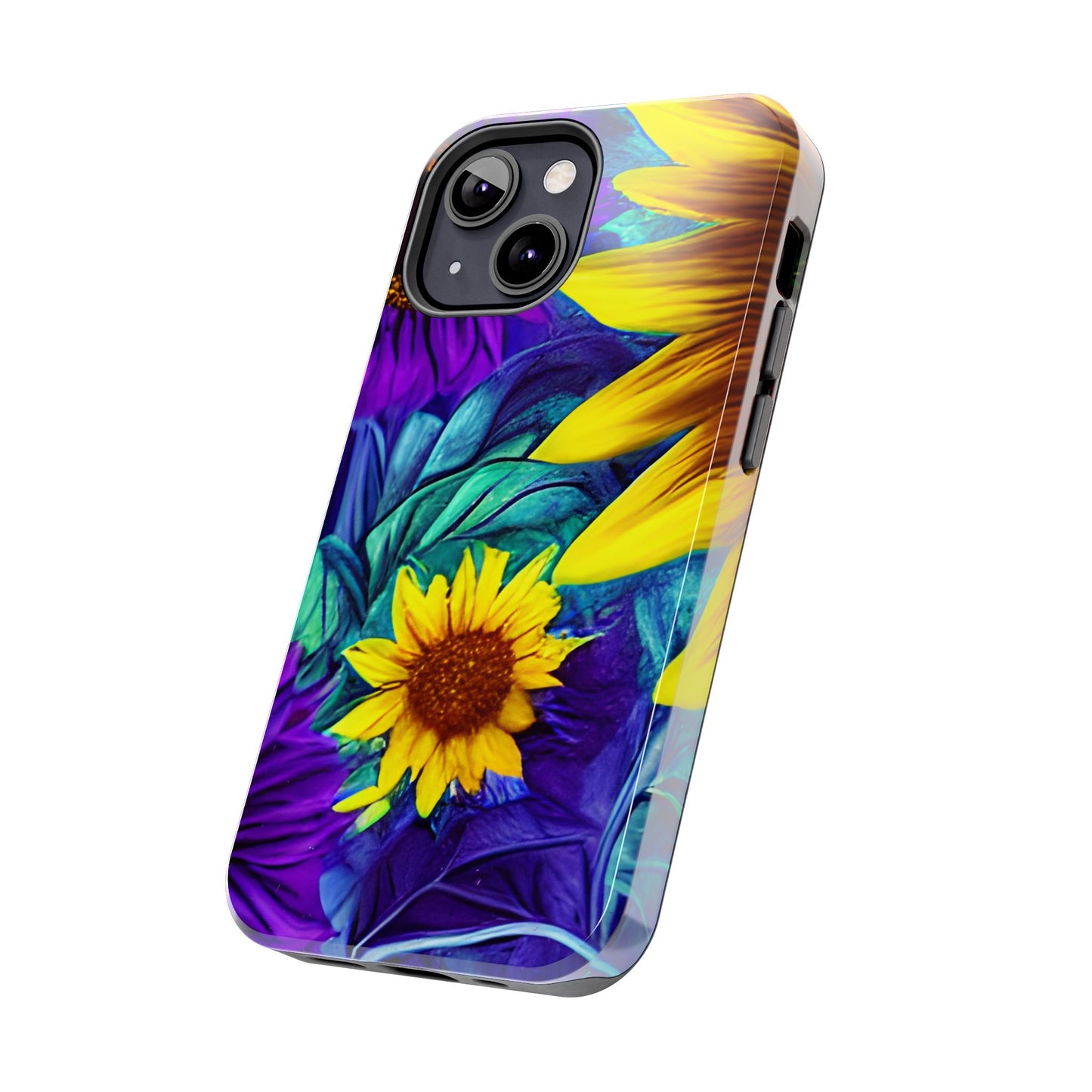 Purple & Gold Sunflower Dream - iPhone Series Case